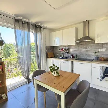 Cosy Dans Climatise Terrasse - 아파트